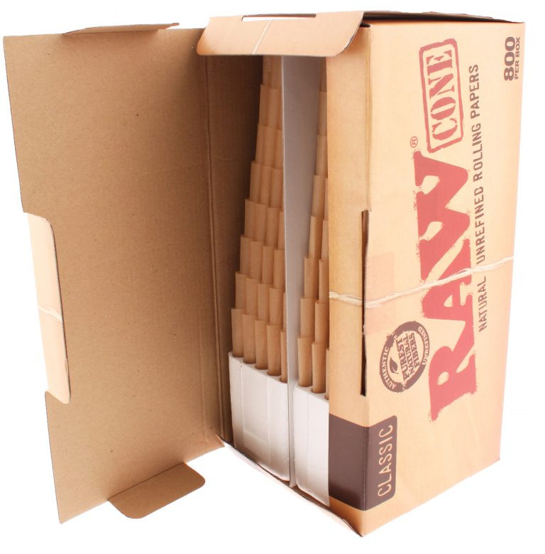 RAW - Pre-Rolled KINGSIZE Cones (800’s)