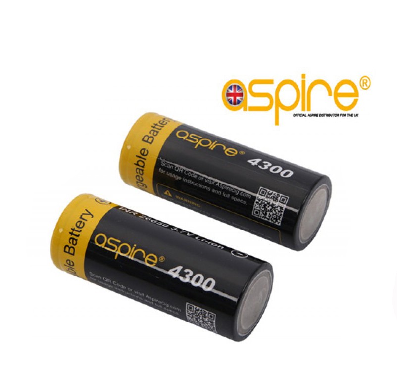 Aspire - 26650 (4300mah) Battery