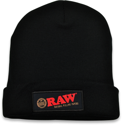 RAW - BEANIE CAP (BLACK)