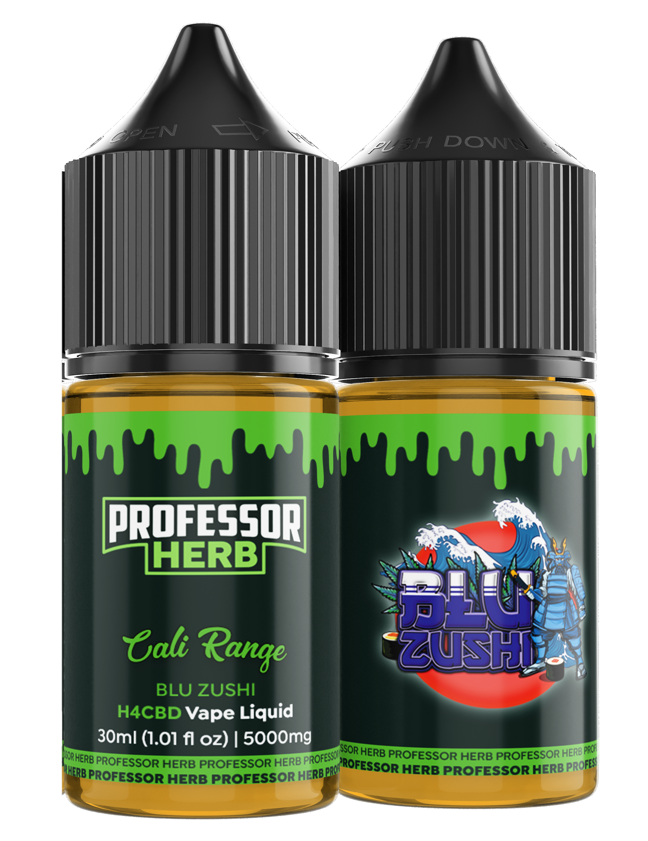 PROFESSOR HERB - 5000mg H4CBD VAPE LIQUID - BLU ZUSHI