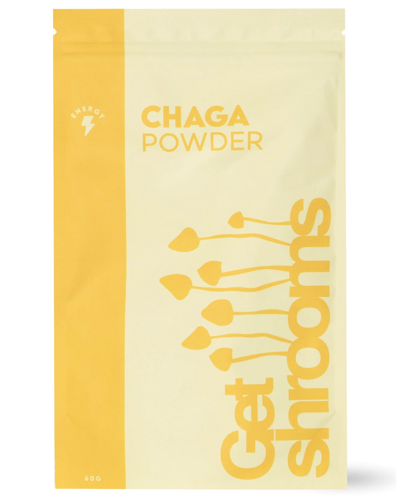GET SHROOMS - CHAGA (30% beta-glucan)