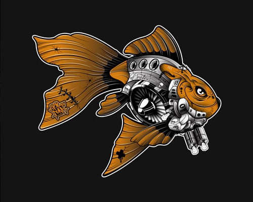 FPS - GOLDFISH CANVAS (SMALL)