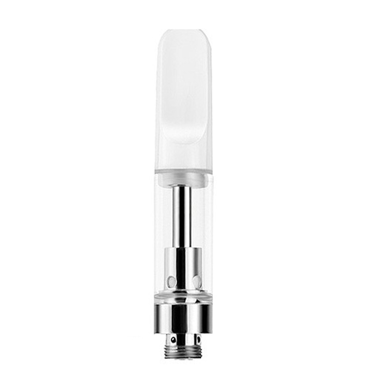 CERAMIC VAPE CARTRIDGE 1ml - Flat Tip (White)