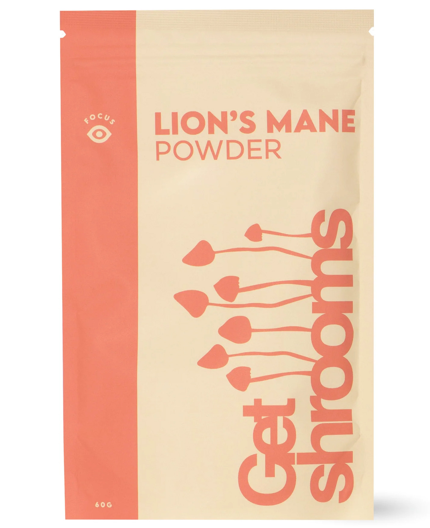 GET SHROOMS - LION'S MANE (30% beta-glucan)