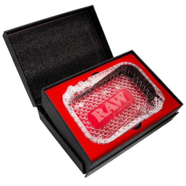RAW - GLASS ASHTRAY OFICIONADO