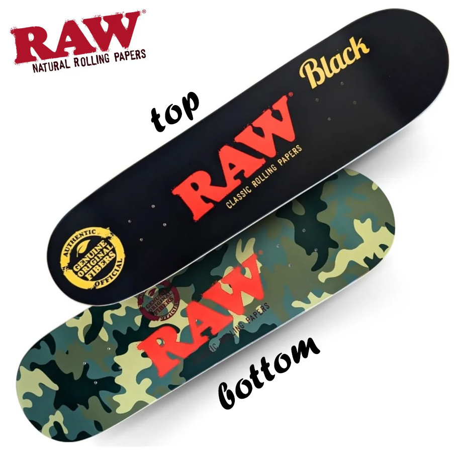 RAW - SKATE DECK - CAMO
