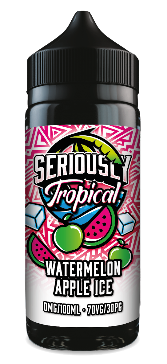 DOOZY SERIOUSLY TROPICAL 100ml - WATERMELON APPLE ICE