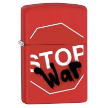 ZIPPO - STOP WARS RED MATTE (28140)