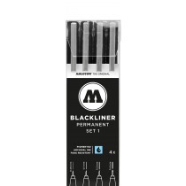 MOLOTOW - BLACKLINER SET 1 (4 MARKERS)
