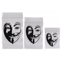 8cm x 12cm :Anonymous Grip Bags