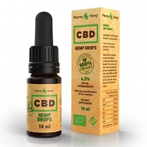 PHARMA HEMP - CBD DROPS ORGANIC 10ml - 4.5%