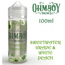 OHM BOY 100ml - SWEETWATER GRAPE & WHITE PEACH