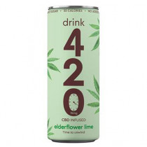 DRINK 420 CBD DRINK - Elderflower Lime