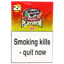 BLUNT WRAP DOUBLE PLATINUM - STRAWBERRY KIWI (RED)
