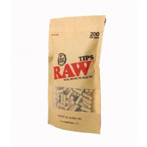 RAW - PREROLLED CARD TIPS (REFILL BAG 200)