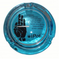Small Round ASHTRAY - i-pot blue