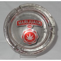 Small Round ASHTRAY - marijuana 1960